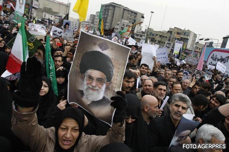 Miting pro-regim la Teheran, Foto: Agerpres