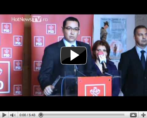 Victor Ponta captura YouTube, Foto: Hotnews