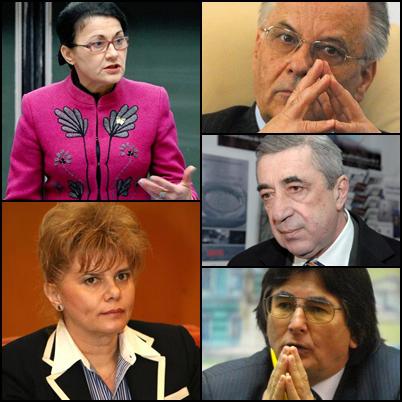 Andronescu, Dumitrescu, Dragulescu, Popa si Robu, Foto: Colaj / Sursa foto: Agerpres