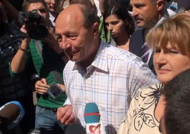 Traian Basescu, Foto: Captura Privesc.eu