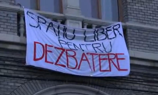 Proteste la UBB, Foto: Captura CityNews.ro