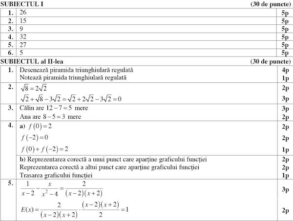 Barem Matematica 2013, Foto: edu.ro