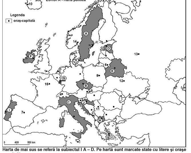 Subiecte Geografie - BAC 2013, Foto: edu.ro