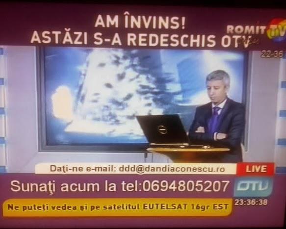 Dan Diaconescu la noul OTV, Foto: Hotnews