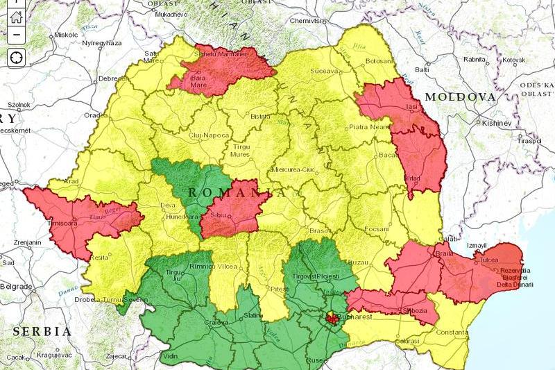 Prezenta finala la alegerile europarlamentare din 2014 - pe judete, Foto: Hotnews