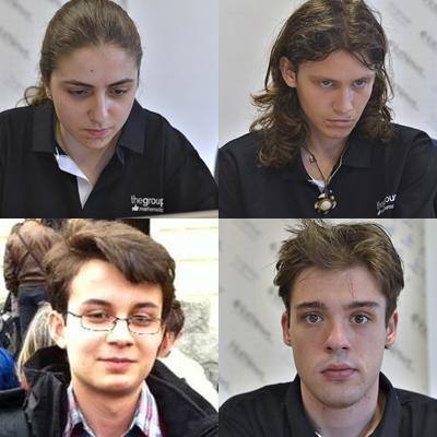 Simona Diaconu, Andrei Bud, Stefan Spataru si Paul Musca - medaliati la Internationala de Matematica, Foto: Hotnews