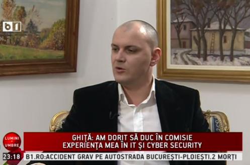 Sebastian Ghita, Foto: Captura B1TV