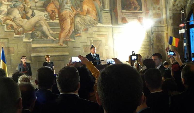 Klaus Iohannis, la Roma, Foto: Hotnews