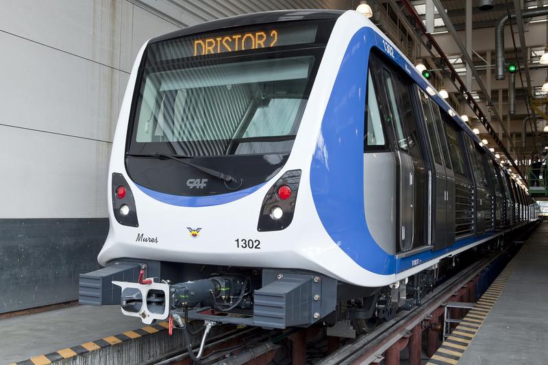 Tren de metrou CAF in Bucuresti pe Magistrala 2, Foto: Metrorex