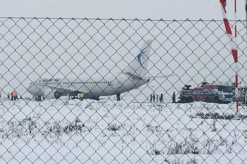 Avionul Blue Air, Foto: TVR Cluj