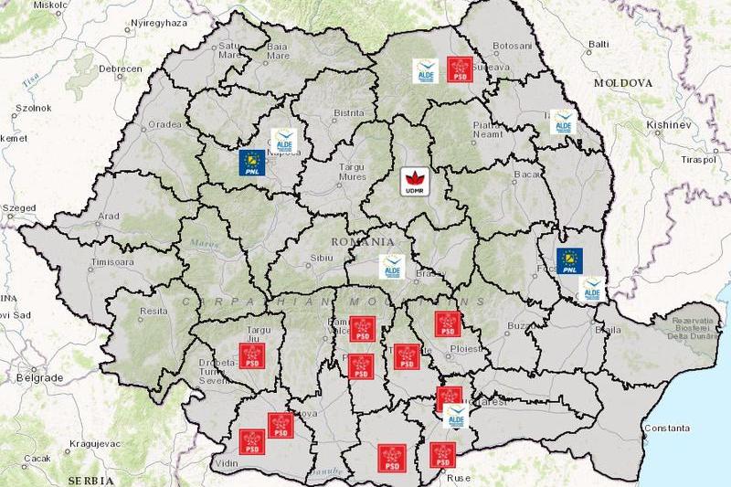 Harta parlamentarilor cu probleme in justitie, Foto: Hotnews