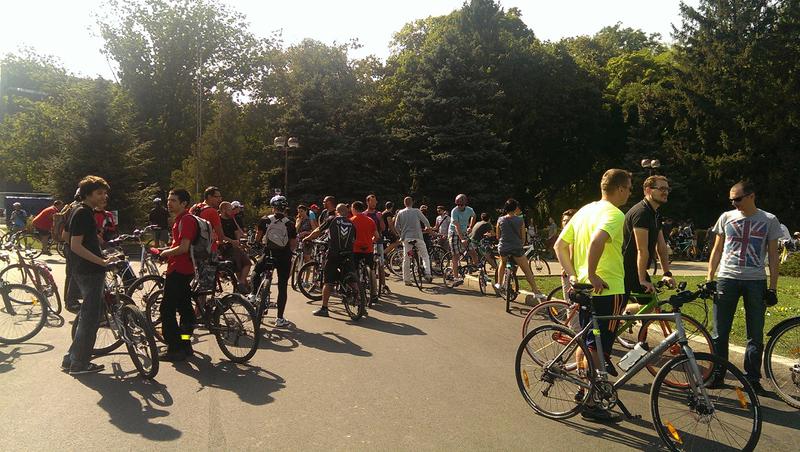 Biciclisti in Bucuresti, Foto: Hotnews