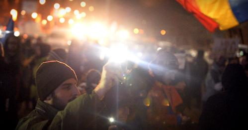 Oamenii din ziua 14 de protest - lat, Foto: Hotnews