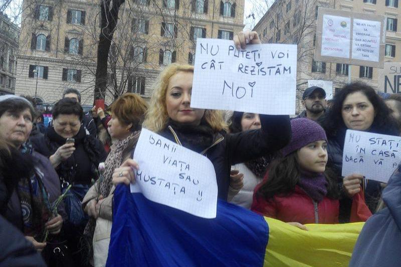 Protest Italia, Foto: Hotnews