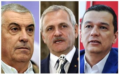 Tariceanu, Grindeanu si Dragnea, Foto: Colaj / Sursa foto: Agerpres