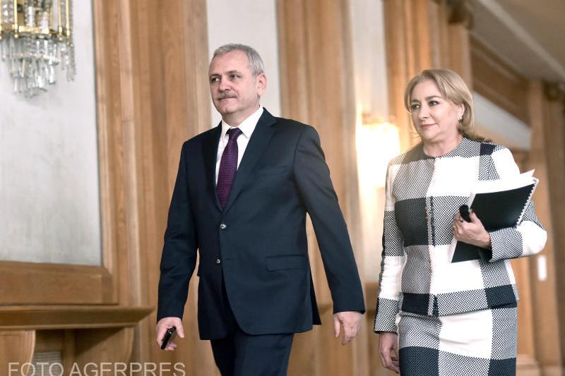 Liviu Dragnea si Viorica Dancila, Foto: Agerpres