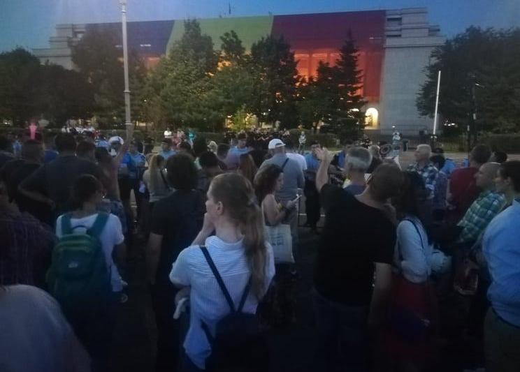 Protest in Piata Victoriei (4 iulie 2018), Foto: Hotnews