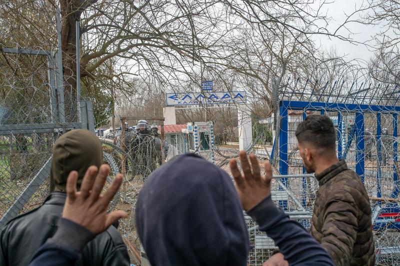 refugiatii de la granita cu Grecia, Foto: Profimedia