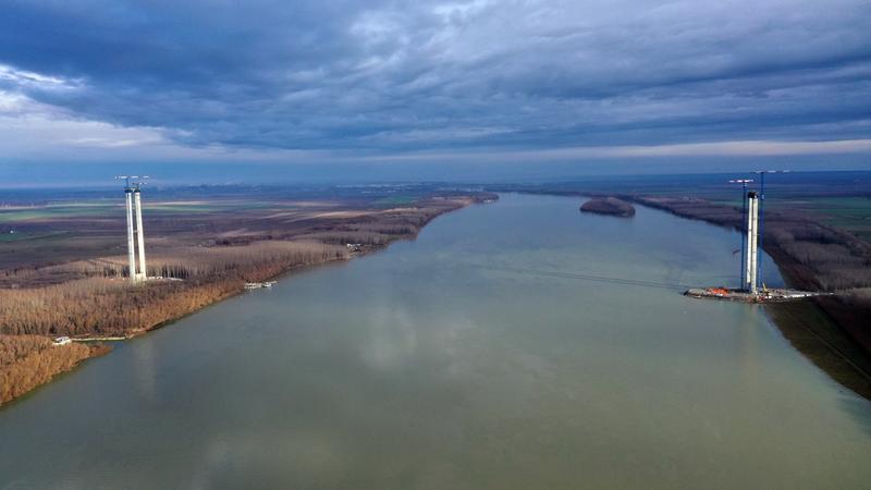 Podul peste Dunăre de la Brăila, Foto: CNAIR