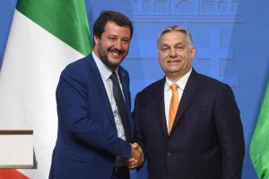 Matteo Salvini si Viktor Orban, Foto: ATTILA KISBENEDEK / AFP / Profimedia