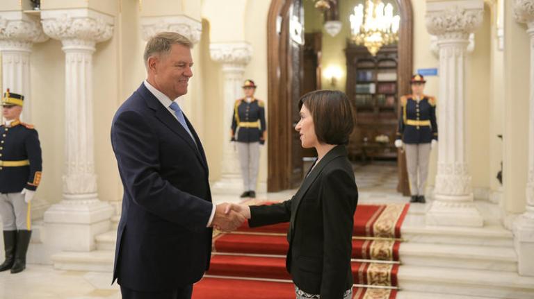 Maia Sandu si Klaus Iohannis, Foto: Presidency.ro