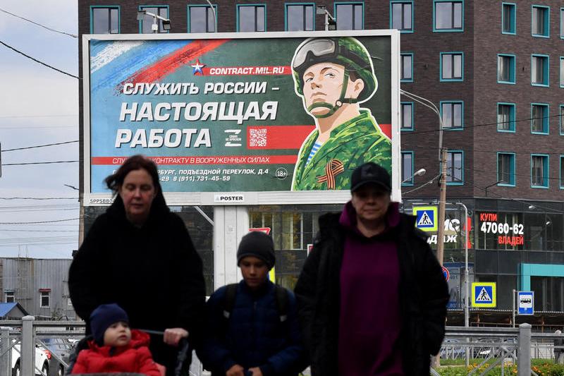 Recrutare in Rusia, Foto: Olga MALTSEVA / AFP / Profimedia