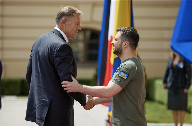 Klaus Iohannis si Volodimir Zelenski, Foto: Ukraine Presidency / Zuma Press / Profimedia