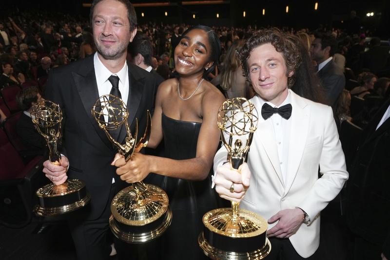 Serialul „The Bear” a fost una dintre vedetele serii la gala Premiilor Emmy, Foto: Jordan Strauss / AP - The Associated Press / Profimedia