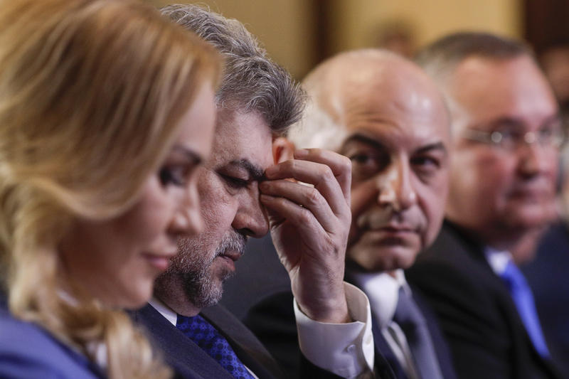 Gabriela Firea, Marcel Ciolacu și Cătălin Cîrstoiu și Nicolae Ciucă, Foto: INQUAM Photos / Octav Ganea