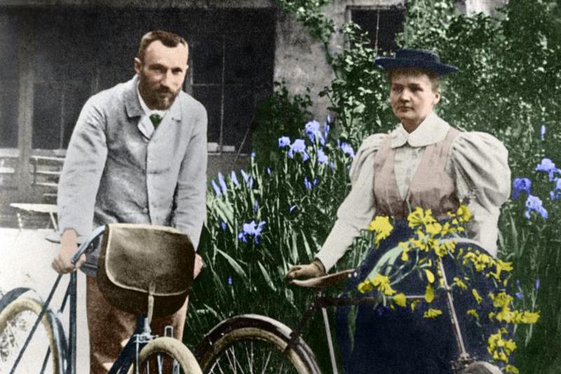 Pierre si Marie Curie, Foto: COPYRIGHT STATUS UNKNOWN. COLOURED BY SCIENCE PHOTO LIBRARY / Sciencephoto / Profimedia