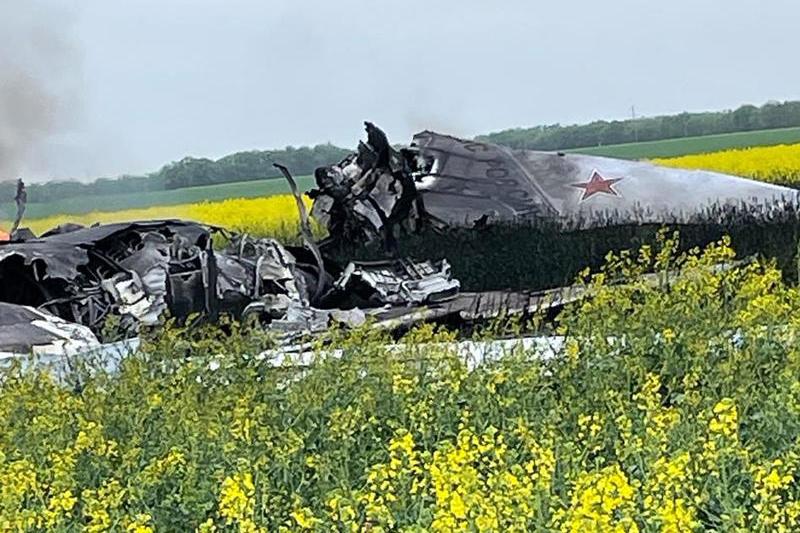 Bombardierul Tu-22M3 rusesc prăbușit în Stavropol, Foto: AFP / AFP / Profimedia