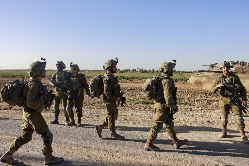 Militari israelieni după o misiune în Gaza, Foto: Menahem KAHANA / AFP / Profimedia