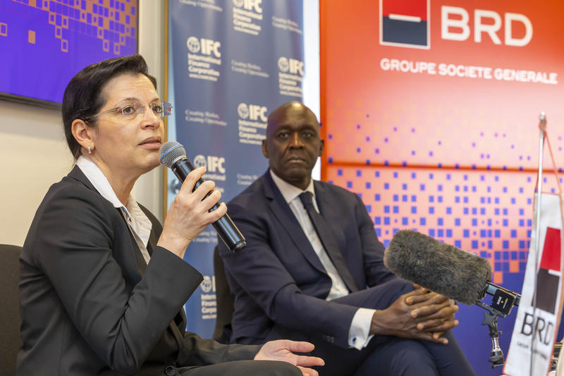 Maria ROUSSEVA and Makhtar DIOP , Foto: BRD