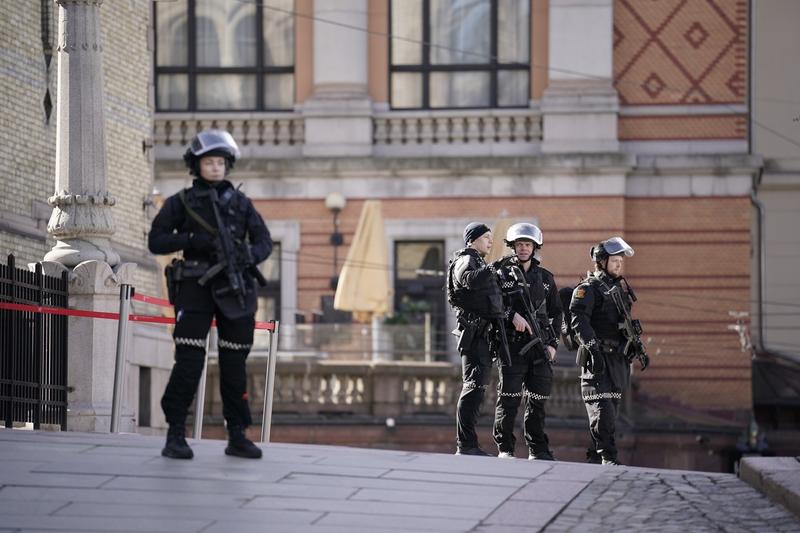 Polițiști înarmați în Norvegia, Foto: Stian Lysberg Solum / NTB Scanpix / Profimedia