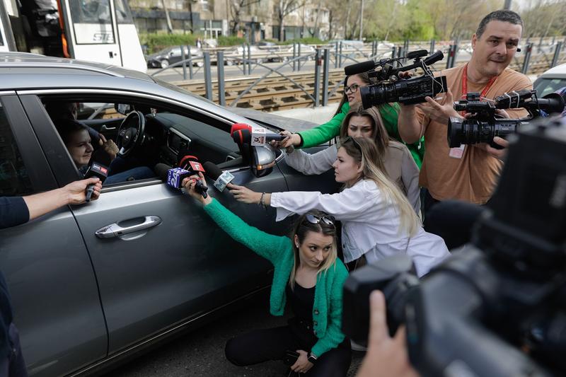 Reporteri pe teren, Foto: Inquam Photos / George Călin