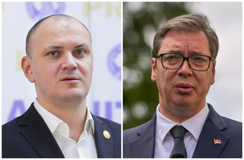 Colaj Sebastian Ghiță și Aleksandar Vučić, Foto: Inquam Photos / Profimedia