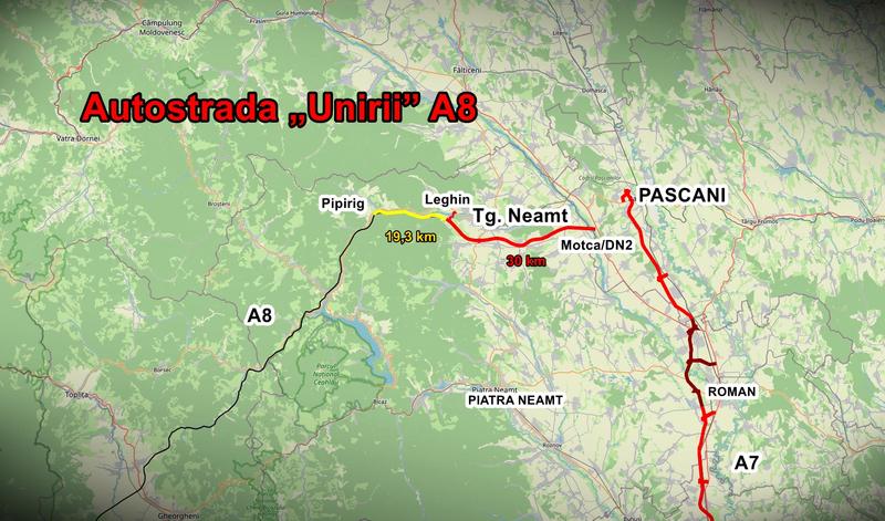 Autostrada A8 - Lotul Leghin - Pipirig, Foto: Hotnews