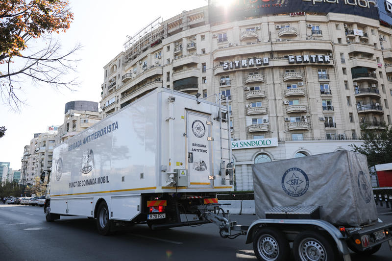 Exercițiu al brigăzii antitero din cadrul SRI, Foto: Inquam Photos / George Călin