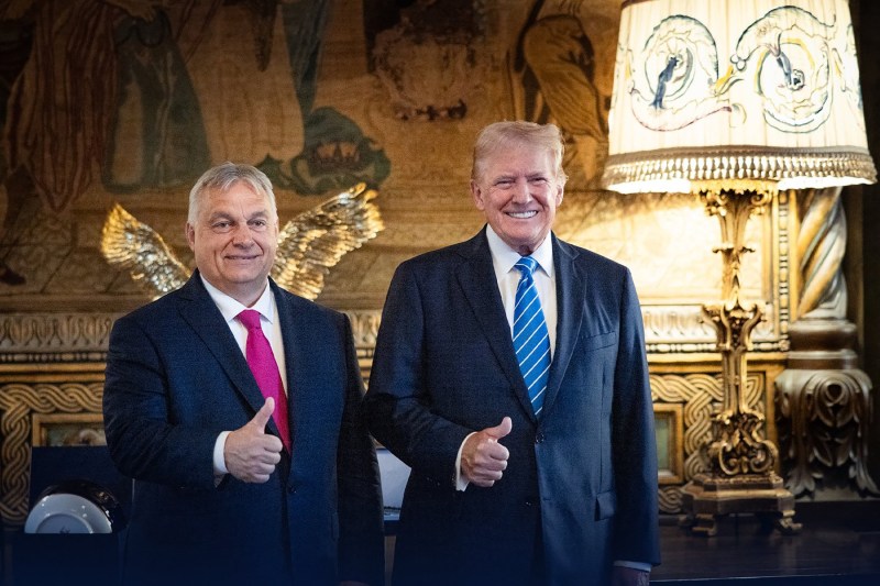 Viktor Orban și Donald Trump. Foto: Handout / AFP / Profimedia