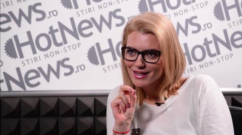 Alina Gorghiu in studioul HotNews, Foto: Hotnews