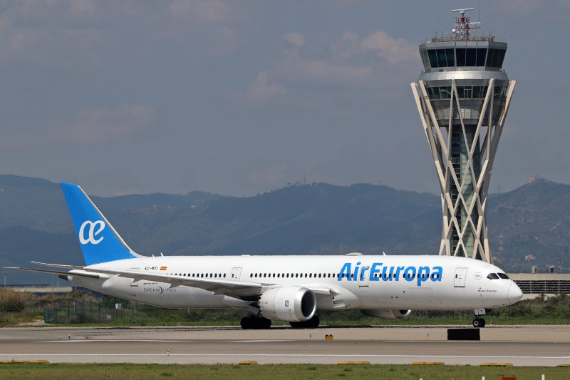 Un Boeing 787-9 Dreamliner operat de Air Europa / FOTO: Urbanandsport/NurPhoto/Shutterst / Shutterstock Editorial / Profimedia