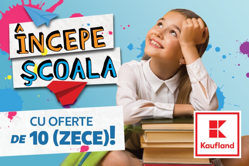 Intră în noul an școlar cu oferte de 10, doar la Kaufland!