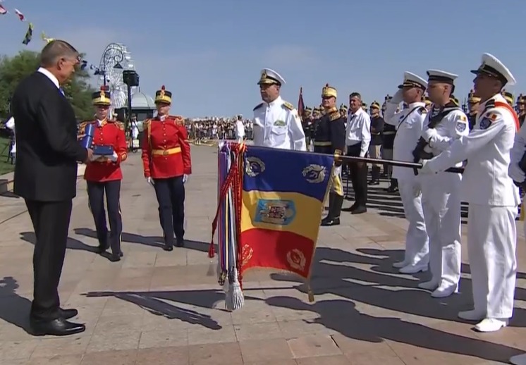 Klaus Iohannis la Ziua Marinei / Foto: Administrația Prezidențială