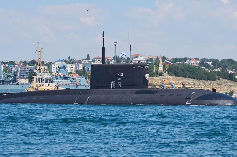 Submarinul rus Rostov pe Don a fost scufundat în peninsula Crimeea, susține armata ucrainenă. Foto: Not supplied / WillWest News / Profimedia