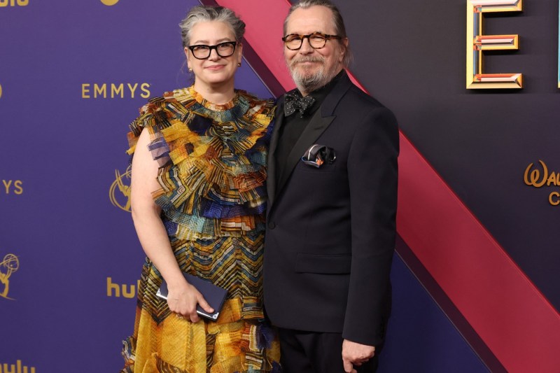 Gisele Schmidt și Gary Oldman la Emmy 2024 Credit: Amy Sussman / Getty images / Profimedia